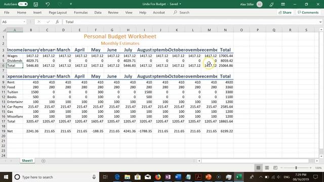 CBTE 140 Excel Module 1 Pgs EX 19 - EX 33
