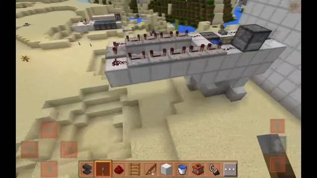 Первый миномет майнкрафта.