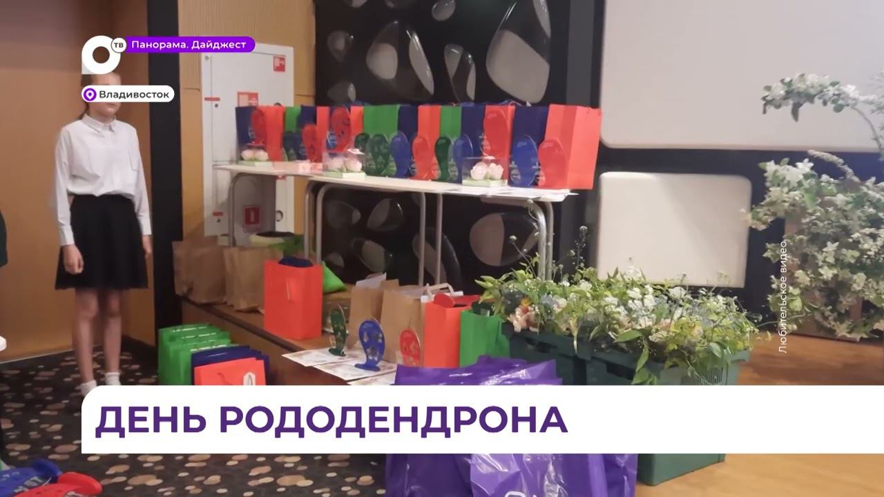 Лучших авторов видеорепортажей конкурса «День рододендрона» наградили в Приморье