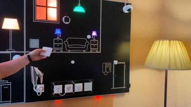 ZigBee выключатель на батарейке. Умный дом