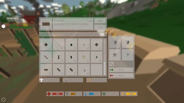 Unturned- COMO FAZER Fundation Pilar Parede Teto Porta e parede pra ela!! 1