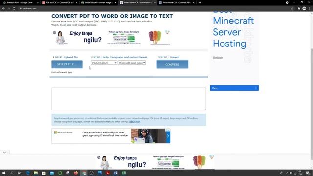 #4 - Cara Mengubah File Gambar (JPEG/JPG) dan PDF menjadi Excel/Word
