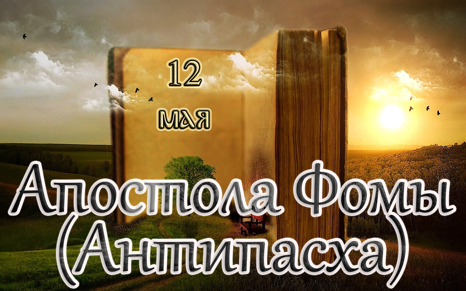 Апостол, Евангелие и Святые дня. Неделя 2-я по Пасхе, апостола Фомы (Антипасха). (12.05.24)