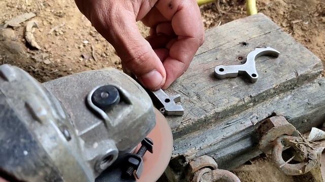 cara membuat mekanik speargun, how to make speargun mechanism from laser cut parts