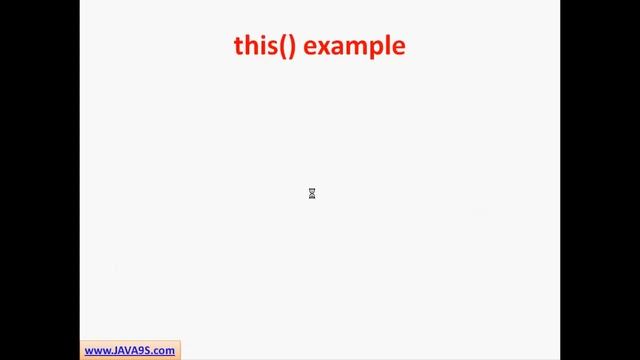 Java Tutorial # 13 | Constructors and Object creation in Java | JAVA9S.com