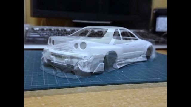 Building custom Tamiya SKYLINE 1/24 scale model - KINOKO-PAISEN blackmafia SKYLINE - Sep. 2020