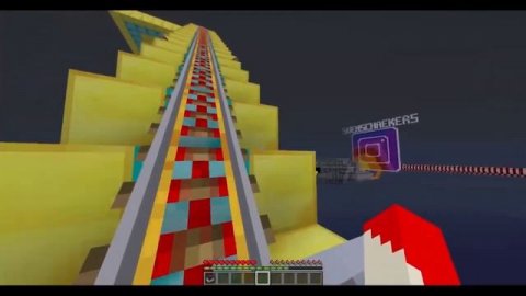 Minecraft - Roller Coaster Ride | Longest Scary and Fun Ride | See Description | Realistic |