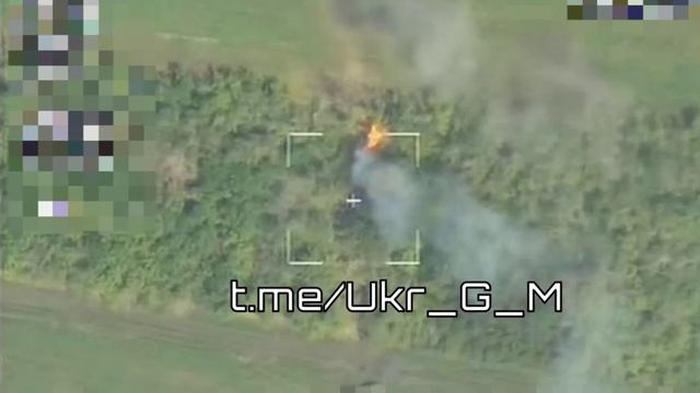 Артиллеристы«Южной»группировки войск с использованием беспилотника вычислили и уничтожили танк ВСУ