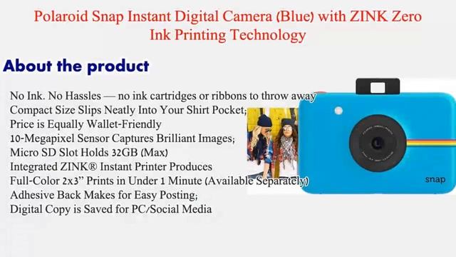 The Top & Best  10 Instant Cameras of 2018 | Best Seller On Amazon