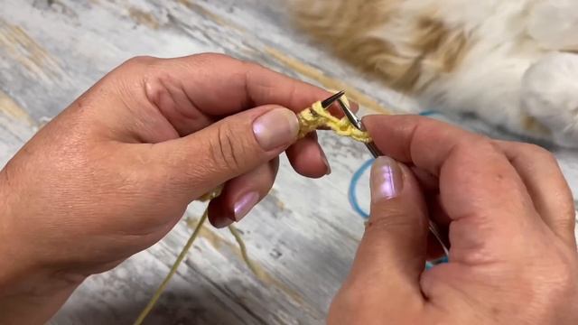Узоры спицами. Плотные горизонтальные полоски.