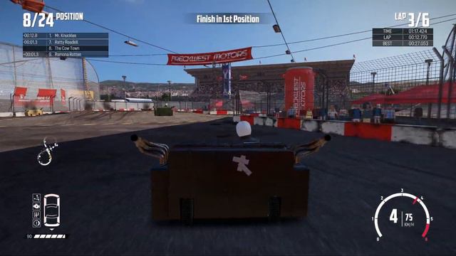 Wreckfest | Console Gameplay | (Episode #2) "Couch Racing!"