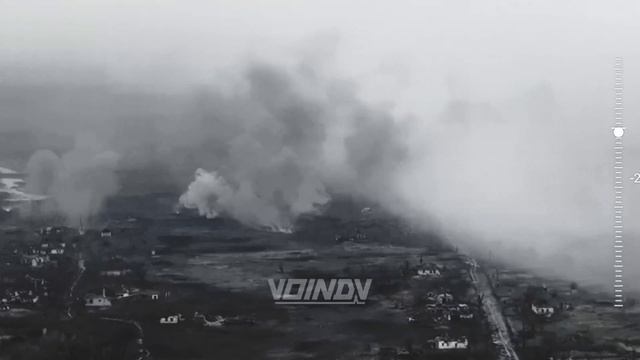 Обстрел позиций ВСУ в Новомихайловке