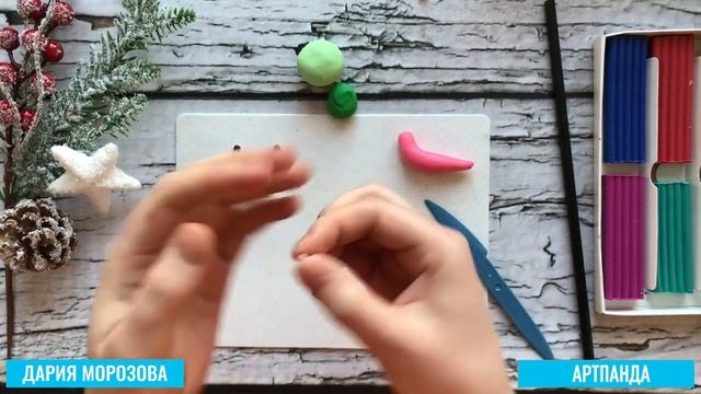 Улитка из пластилина
