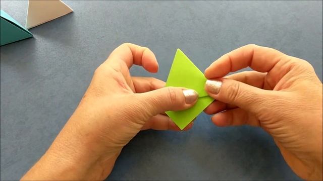 Тетраэдр оригами из бумаги | Origami tetrahedron