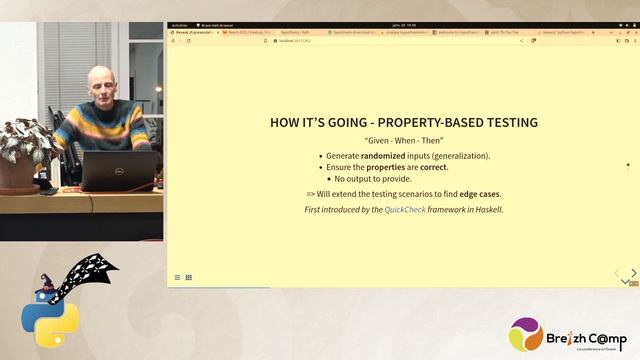 Python Rennes On a testé pour vous.. méthodo outils property based testing - N. Ledez M. Carade
