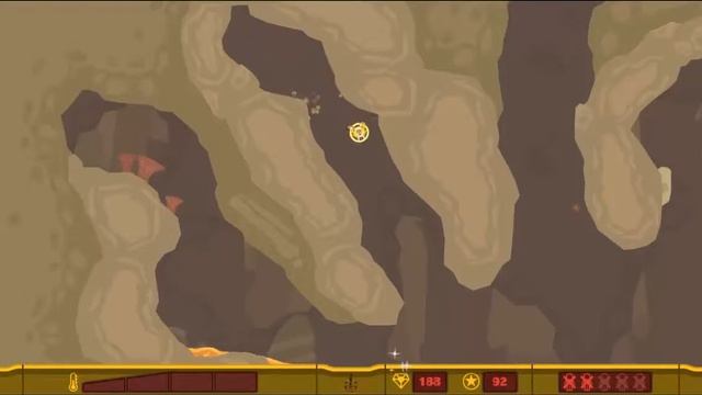Прохождение игры Pixeljunk Shooter Часть 2 сигнал сос.