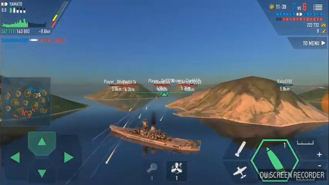 Battle of warships  battleship yamato gameplay by Gaming aman