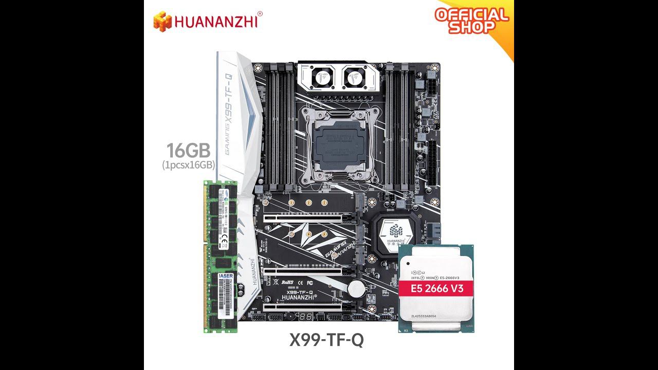 Распаковка моей HUANANZHI X99 TF Q с Xeon 2666 v3 10ядер 20 потоков 32 Gb DDR3 REG ECC