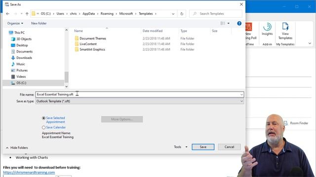 Outlook Calendar Meeting Template