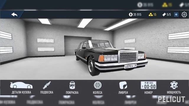 Тюнинг представительского лимузина ЗИЛ 41047 в Russian Car Drift!