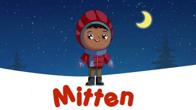 Winter words for kids (flashcards video)