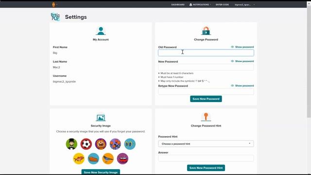 BrainPOP Student First Time Login