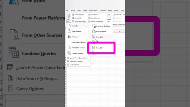 Use this Power Query to import your PDF straight into excel #exceltutorial #exceltips #powerquery