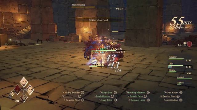 『 Multiplayer 』Tales of Arise - Boss: Flamewrecker [ Unknown mode ]