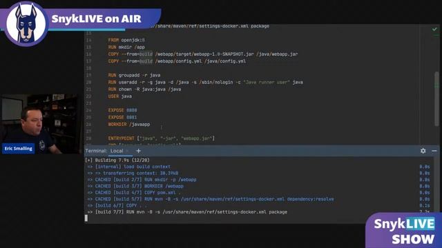 SnykLIVE: Docker & Snyk End-to-End Demo