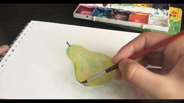 ✶ 15 минут ✶ Легкий рисунок акварелью.#1