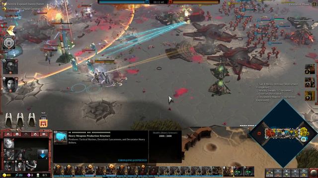 Nexus Wars 2020: Space Marines vs Eldar, 3v3, Hard AI - Warhammer 40K: Dawn Of War 3! Deathwatch Mo