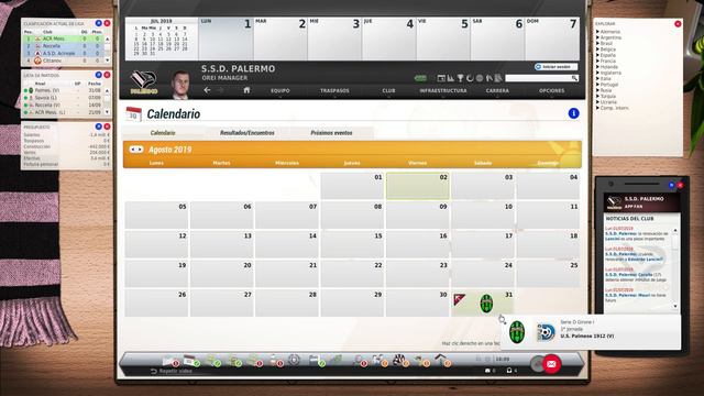 FIFA Manager Season 2020 - SSD Palermo #1 - Desde la serie D con ilusión y la obligación de ascende