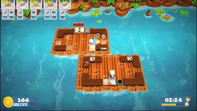 Overcooked! 2#20 - Make Fried Chicken and French Fries