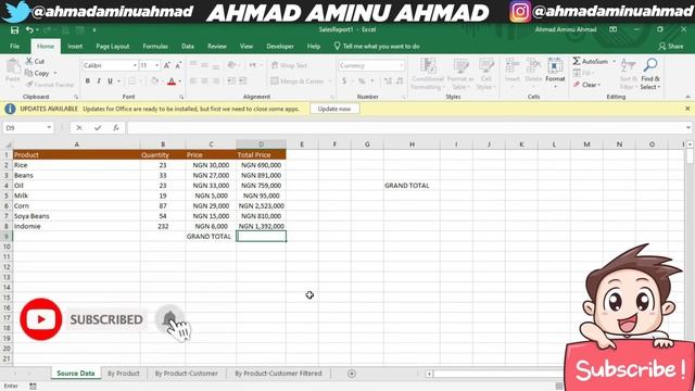 Koyi Excel 20 Sum Product