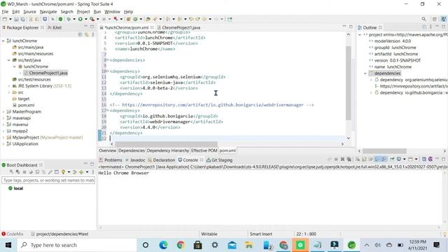 MavenChromeProject