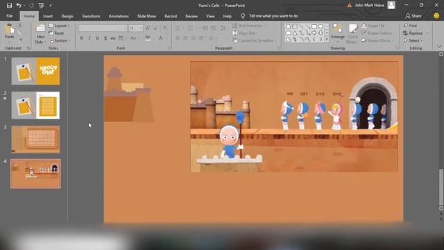 Yumi's Cells INSPIRED POWERPOINT Design Template (FREE DOWNLOAD)| John Mark Nieva