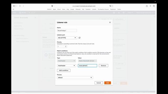 Shared Load Balancer for many ElasticBeanstalk apps