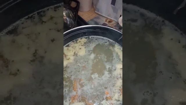 СУП с клëцками | ПРОСТОЙ и очень ВКУСНЫЙ #рецепт #деревня