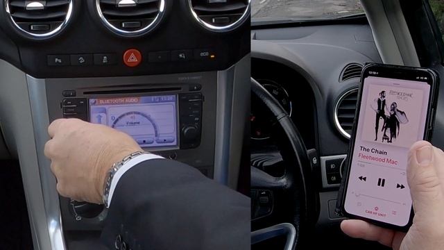 How to Stream Audio a mobile from the Bluetooth Audio system in a 2013 Vauxhall Antara