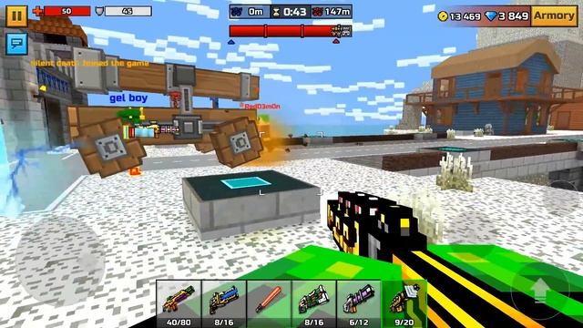 You Pick,I Play! #35 - Clan Siege Battle (DJ Blazer) Pixel Gun 3D