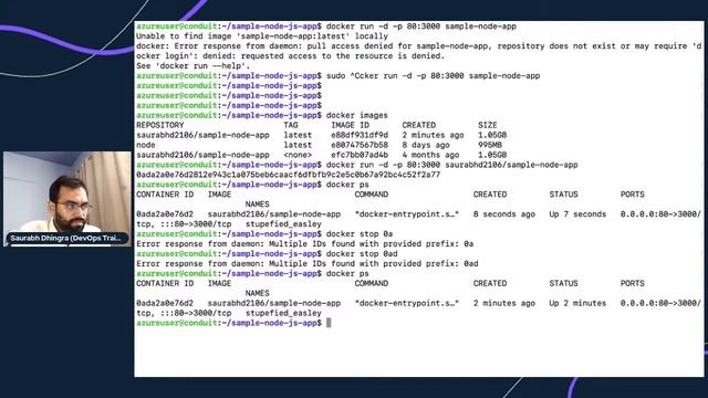 Online Webinar - Building docker images for absolute beginners