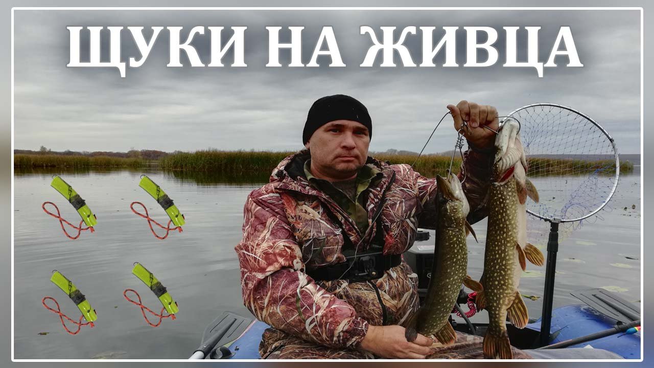 Ловля щуки. Щука на живца.Щука на поставушки..
