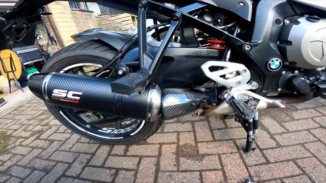 SC PROJECTS EXHAUST ON BMW S1000XR - STOCK VS SC PROJECTS | #FastyRides #Chooselife