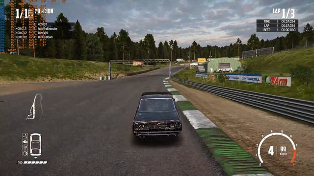 Wreckfest Ryzen 3700x W/ RTX 2080 Super (Highest Settings)  BenQ EX2780Q