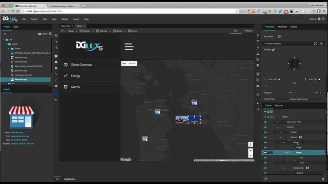 Custom Google Map Data Dashboards