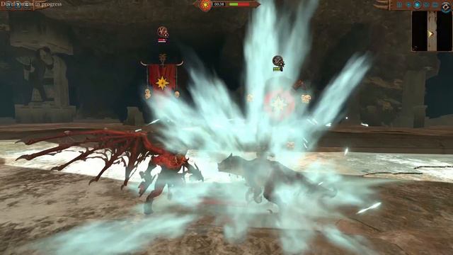 Kroq-Gar VS Skarbrand the Exiled. Total War Warhammer 3 Immortal Empires.