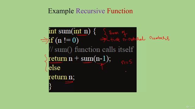6. Recursive functions