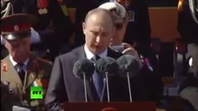 НЛО на параде победы в Москве 2015 год.