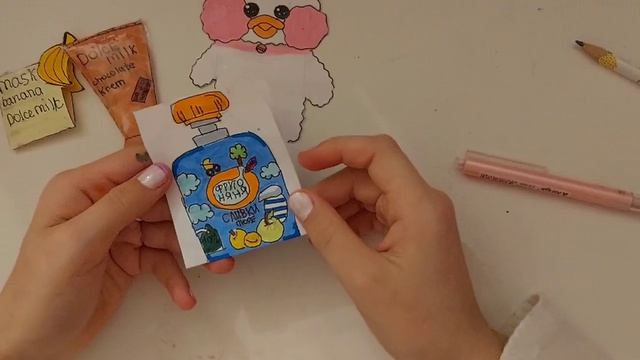 Делаем фруто няню-сквиш для бумажной уточки. Поделки для бумажной ути.♡