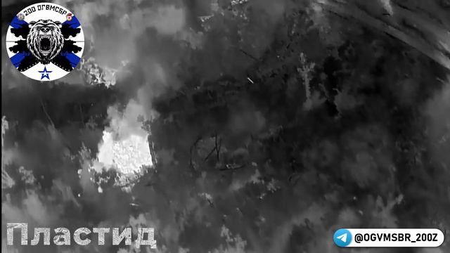 Ночная бомбардировка украинских позиций на Бахмутском направлении.